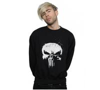 The Punisher TV Skull Logo Sweatshirt Marvel Black M