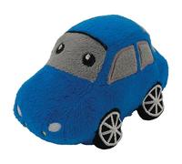 The Puppet Company Car Finger Puppet in Blue - Commute Plush Toy for Storytelling, Role Play and Travel - Cute Road Vehicle Collectable for Children and Adults - 12cm