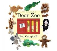 The Puppet Company Classic Dear Zoo Storybook Set - Soft Jungle Animal Finger Puppets for Toddlers and Babies - Nursery Rhyme Toy for Storytelling, Roleplay, Learning, and Early Language Development
