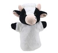 The Puppet Company Cow - Eco Animal Puppet Buddies, Black & White