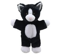 Eco Walking Puppet Black & White Cat The Puppet Company Multi One Size