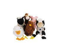 The Puppet Company Finger Puppets - Farm Animals Set of 6 The Puppet Company Multicolor