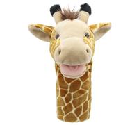 The Puppet Company Girraffe Hand Puppet - Plush Safari Animal with Tall Neck, Graceful Design, and Movable Mouth - Unisex Soft, Snuggly Cuddle Buddy for Boys, Girls, Perfect for Playtime - 40cm