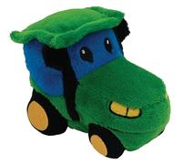 The Puppet Company Green Tractor Finger Puppet - Commute Plush Toy for Storytelling, Role Play and Travel - Cute Farm Vechile Collectable for Children and Adults - 12cm