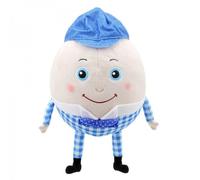 Wilberry Humpty Dumpty Soft Toy - Nursery Rhyme Chracter for Babies & Toddlers - Cute Cuddly Blue & White Plushie Pet - Adorable Stuffy Plush Toy for Girls and Boys - Ideal Baby Gift for Nursery Play