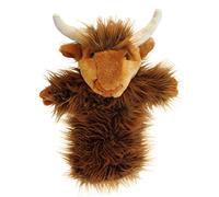 Highland Cow puppet Highland Cows hand puppet Farm long sleeved glove puppets