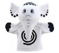 The Puppet Company - My First Puppet Black and White - Elephant Hand Puppet - PC003835