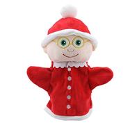 The Puppet Company - My First Christmas Puppet - Mrs Claus Hand Puppet Suitable From Birth - PC003826, Red