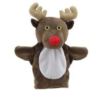 The Puppet Company - My First Christmas Puppet - Reindeer Hand Puppet - Suitable From Birth - PC003829, Brown