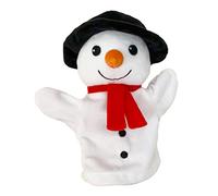 The Puppet Company - My First Christmas Puppet - Snowman Hand Puppet - Suitable From Birth - PC003831, White