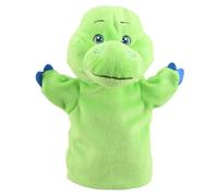 The Puppet Company My First Dinosaur Hand Puppet - Green T-Rex, Soft Toy for Kids Made from Recycled Plastic - Interactive, Fun & Huggable with Embroidered Details - Unisex Gift for Birthdays - 25cm