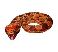 The Puppet Company Orange Snake Hand Puppet - 170cm Large Plush Reptile Toy - Realistic Wildlife Creature Puppet for Kids & Adults - Gift for Reptile & Animal Lovers