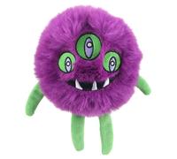 The Puppet Company Purple Micro-Monster Finger Puppet - Soft and Fuffly Plush Orbix Character for Imaginative Play, Storytelling Adventures, and Gift - 14cm