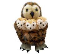 The Puppet Company Tawny Owl - with 3 Babies - Hide-Aways The Puppet Company Multicolor