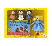 The Puppet Company - Traditional Story Sets - Goldilocks & the Three Bears Finger Puppet Set