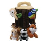 Hide-Away Puppets - Tree House with Finger Puppets The Puppet Company Multi One Size