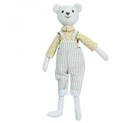 The Puppet Company Wilberry Linen Bear Soft Toy The Puppet Company Multicolor
