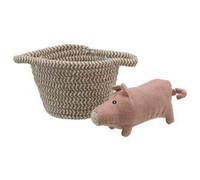The Puppet Company Wilberry Pets in Baskets Pig | Size: 1 Pack The Puppet Company Multicolor 1 Pack