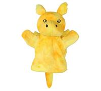 The Puppet Company Yellow Dragon Hand Puppet - Soft Golden Plush Fantasy Puppet with Friendly Face, Ideal for Storytelling & Imaginative Play - ECO Animal Puppet Buddies