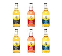 The Purbeck Cider Company Dorset Range | 6 Bottle Mixed Case | 2 x Dorset Draft 5% Medium Cider | 2 x Dorset Blush 4% Sweet Cider | 2 x Purbeck Gold 4.8% Premium Cider | 500ml Bottles