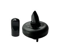 The Pure Pour - Tequila Spout & Dust Cover - Leakproof Liquor Bottle Pourer for Patron, Don Julio & Fluted Bottles - Barware Alcohol Dispenser - Made in USA - 1 Pack