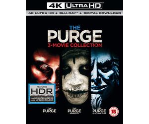 The Purge: 3-movie Collection (4K UHD Blu-ray) Edwin Hodge Elizabeth Mitchell