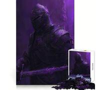 The Purple Knight Teenagers 1000 Piece Jigsaw Puzzle Memory Gain Light Relax Design Assembly Wall Art Decor (38x52cm)