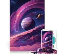 The Purple Planet 1000 Piece Jigsaw Puzzles for Adults Brain Tease Toy Relax Time Perfect Cut Memorable Gift (38x52cm)