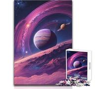 The Purple Planet 1000 Piece Jigsaw Puzzles for Adults Teenagers Creative Problem Solving Game Heartfelt Memorable Gift Idea Size 50x75cm