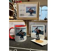 The Purple Spell Merry Krampus Gift Set | Mug, Coaster and Tumble Stone | Secret Santa |