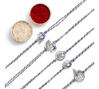 The Purple Tree Rakhi For Brother, Rakhi for bhai, Rakshabandhan Gift, Rakhi Gift, Best Rakhi For Brothers, One Size, Cotton, Cubic Zirconia
