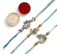 The Purple Tree Rakhi For Brother, Rakhi for bhai, Rakshabandhan Gift, Rakhi Gift, Best Rakhi For Brother, One Size, Cotton, Cubic Zirconia