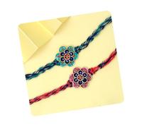 The Purple Tree Rakhi For Brother, Rakhi for bhai, Rakshabandhan Gift, Rakhi Gift, Best Rakhi For Brother, One Size, Cotton, Cubic Zirconia