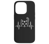 The Purr-fect Heartbeat Devoted Cat Parent Life Kitty Case for iPhone 14 Pro