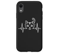 The Purr-fect Heartbeat Devoted Cat Parent Life Kitty Case for iPhone XR