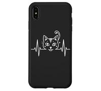 The Purr-fect Heartbeat Devoted Cat Parent Life Kitty Case for iPhone XS Max