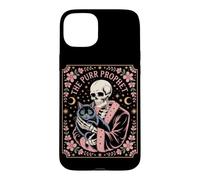 The Purr Prophet Gothic Skeleton Cat Mystic Occult Case for iPhone 15 Plus