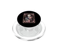The Purr Prophet Gothic Skeleton Cat Mystic Occult PopSockets PopGrip for MagSafe