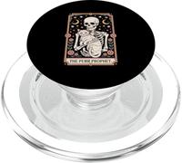 The Purr Prophet Mystic Cat Tarot Skeleton Moon PopSockets PopGrip for MagSafe