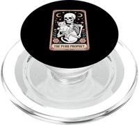 The Purr Prophet Tarot Cat Skeleton Mystic Moon PopSockets PopGrip for MagSafe