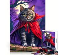 The Purrfect Bite 1000 Piece Jigsaws for Teenagers Puzzle Brain Workout Toy Calm Escape Art Assembly Thoughtful Gift (38x52cm)