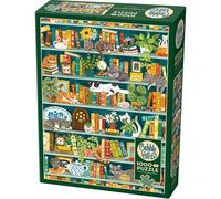 Cobble Hill - Jigsaw Puzzle - The Purrfect Bookshelf - 1000 Piece - Sample Poster Included