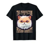 The Purrfection of Persian Serenity Cat Lover Owner Value Graphic T-Shirt