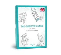 The Qualities Game by Comitys - Confidence & Character Strengths Cards for Kids, Teens & Adults | Build Self-Esteem, Leadership & Social Skills | SEL Resource for Home, School & Coaching | Age 6+