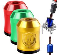 The Quantum Grip Strong Magnetic Screw Ring,1/4 Inch/6.35mm Universal Magnetic Screw Ring Head,Screwdriver Head M-agnetic Rings,Never Drop Another Screws Again for Power Tools (Set C)