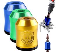 The Quantum Grip Strong Magnetic Screw Ring,1/4 Inch/6.35mm Universal Magnetic Screw Ring Head,Screwdriver Head M-agnetic Rings,Never Drop Another Screws Again for Power Tools (Set A)