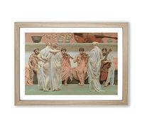 The Quartet by Albert Joseph Moore Framed Print | A2 Oak Framed Wall Art | Ready to Hang | Modern Nature Picture | Living Room Bedroom Lounge Office