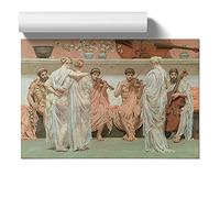 The Quartet By Albert Joseph Moore | Unframed Wall Art Print | Ready to Frame Poster | Modern Home Decor Picture | Artwork for Living Room, Bedroom, Kitchen or Office | A2 (42x59.4 cm)