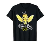 The Queen Bee is 60 Honeybee Hive 60th Birthday Women T-Shirt