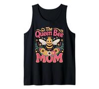 The Queen Bee Mom Honey Bee Beekeeper Mother Tank Top